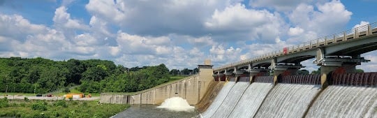 DAM IN NEW ALBANY OHIO