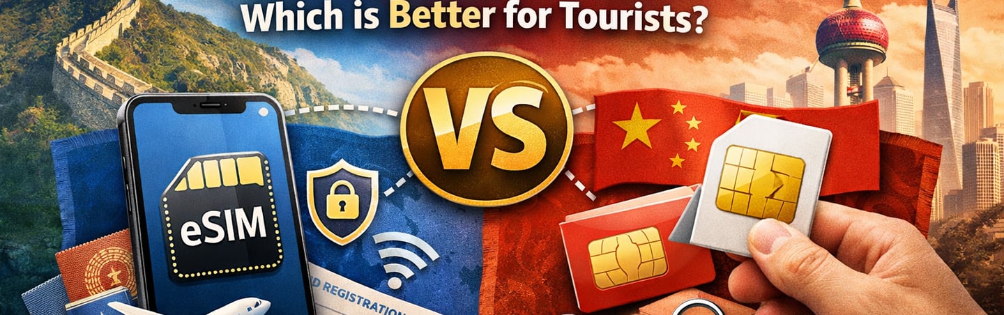 China eSim vs Physical Sim Which is Better