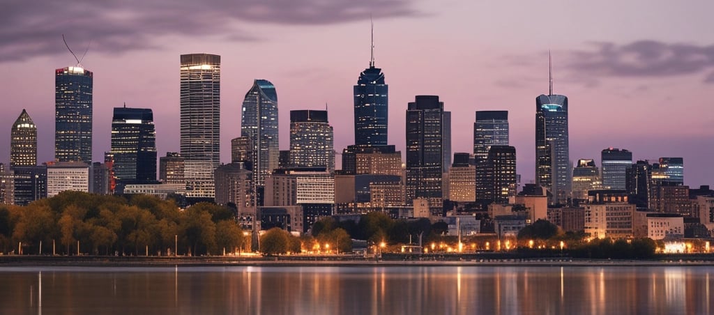 Montreal city landscape