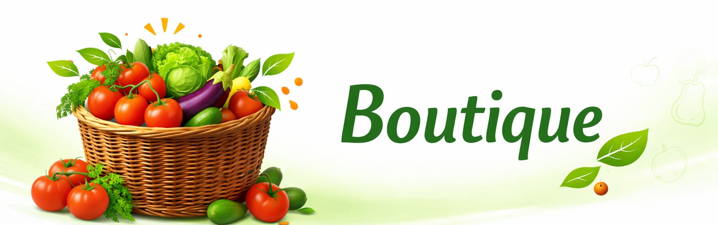 Fruits et légumes frais en vente dans la boutique Panier Naturel – livraison à Nice