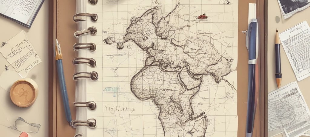 A collage showing stages of entrepreneurial growth: education consulting, gas pipelines, and vibrant tourism scenes.