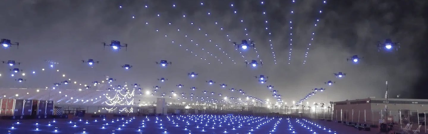 spectacle de drone dans le Nord Pas-de-Calais