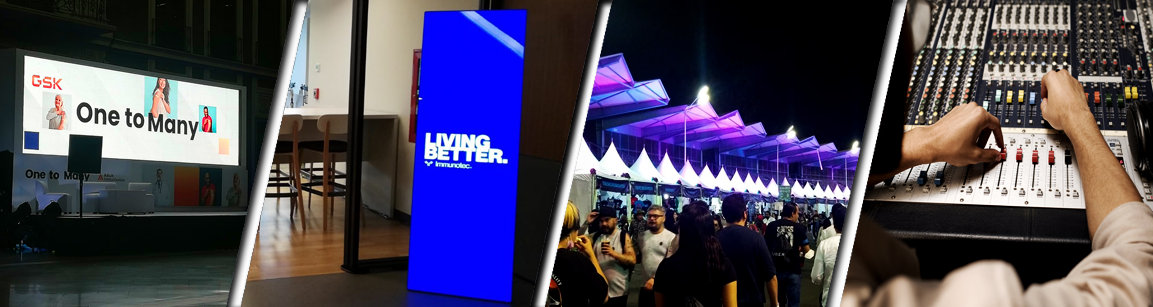 renta equipos video audio videowall totems pantallas led eventos