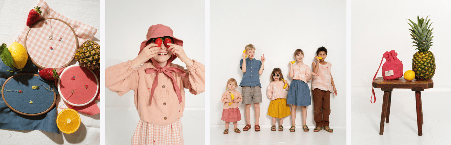 Linen romper from La Petite Alice gifted in influencer campaign