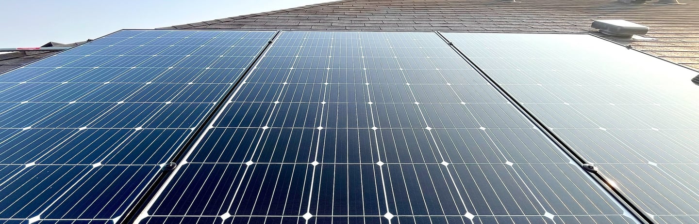 Clean Solar Panels on Roof in San Antonio