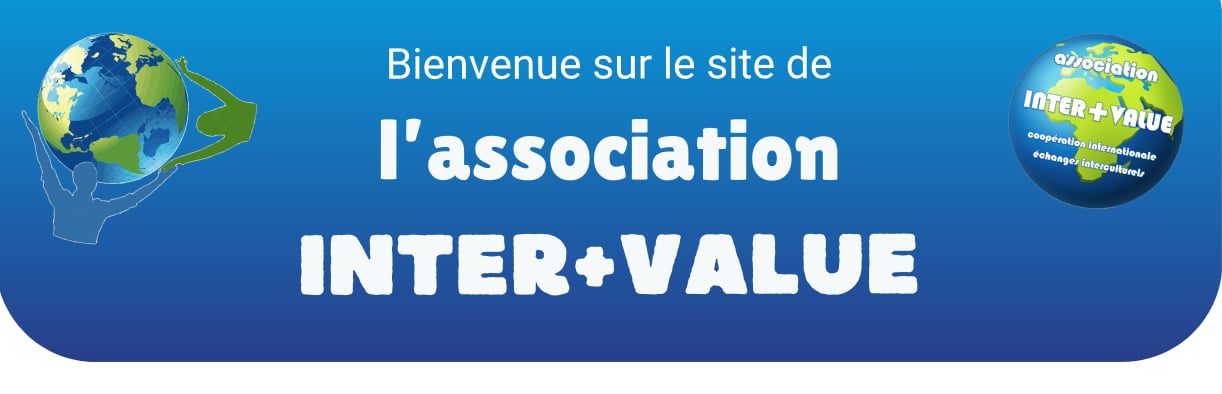 Bannière de la page d'accueil du site de l'association Inter+Value
