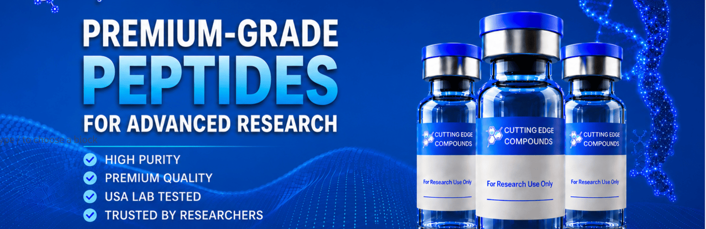 Cutting Edge Compounds premium-grade peptides for advanced research - USA lab tested, high purity vials