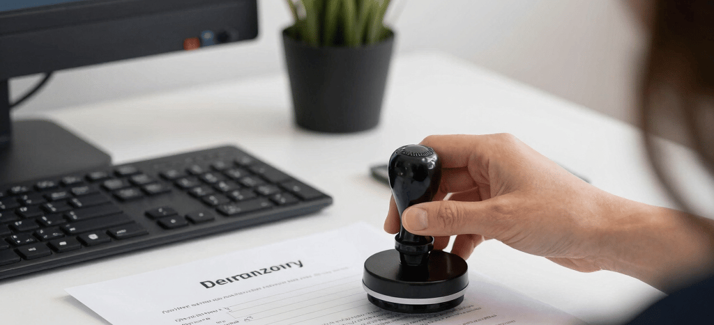 A modern workspace setup featuring a smartphone displaying a logo for National Bank, a silver laptop with a visible keyboard and trackpad, and a potted succulent plant in a terracotta pot. The items are arranged on a textured tabletop.
