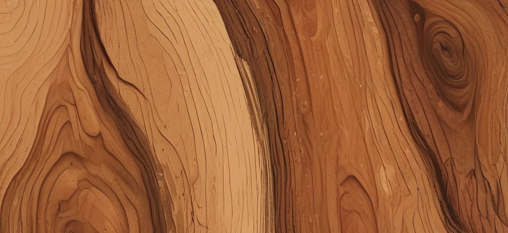 a close up of a tree trunk with peeling paint