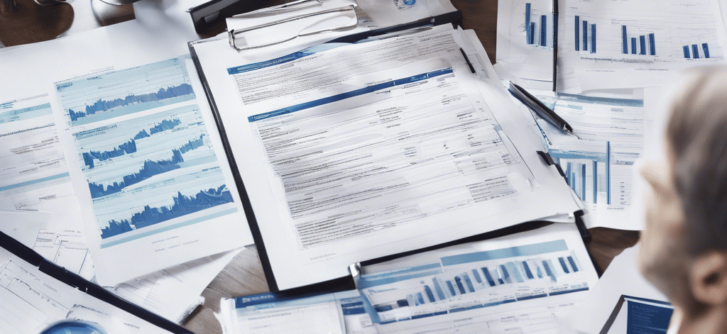 blue and white round illustration