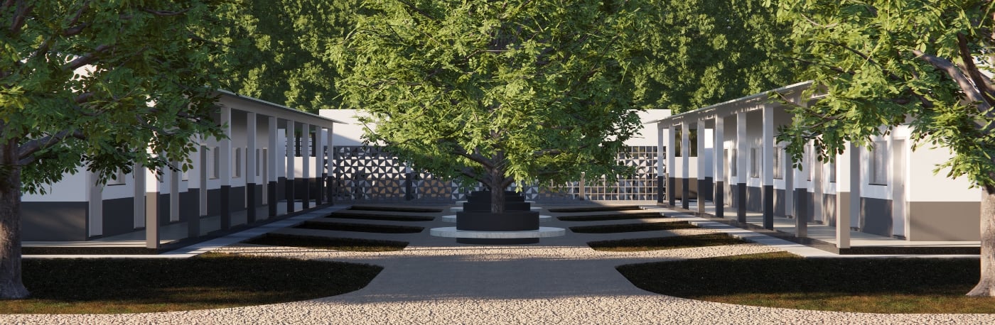 Alojamentos masculinos e femininos para trabalhadores rurais, e casas para colaboradores com família