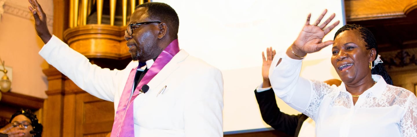 This was the installation service of our senior pastor at Maranatha Evangelical Christian Church