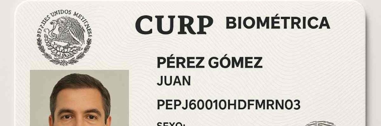 ¿Se puede obtener CURP Biométrica sin INE?