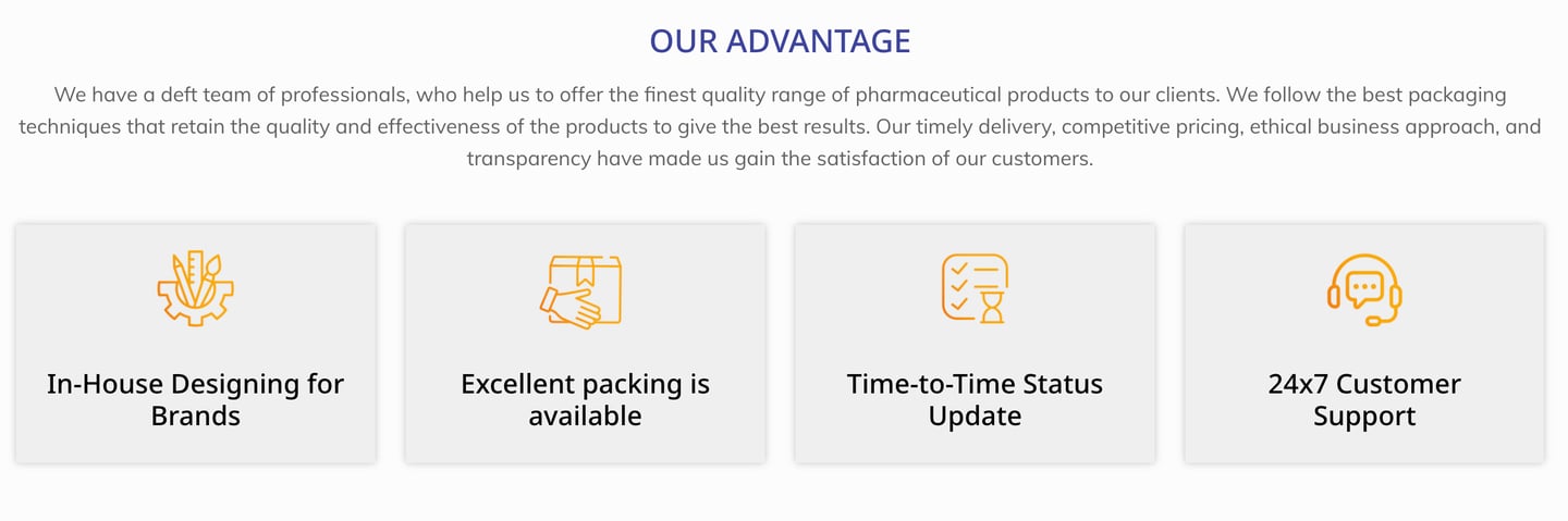 Advantages of working with Captab Biotec.