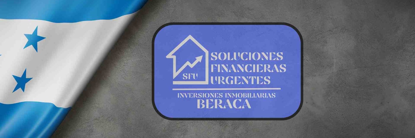 Bandera de Honduras junto al logo de Inversiones Inmobiliarias Beraca