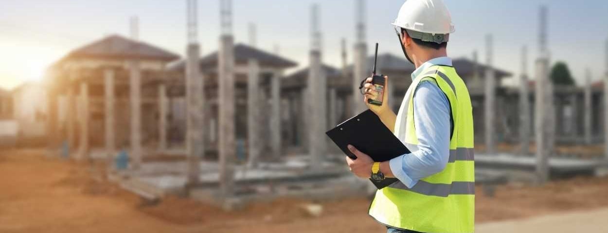 Worker on Construction Site