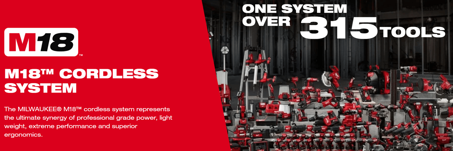 M18 Cordless System, Battery Operated