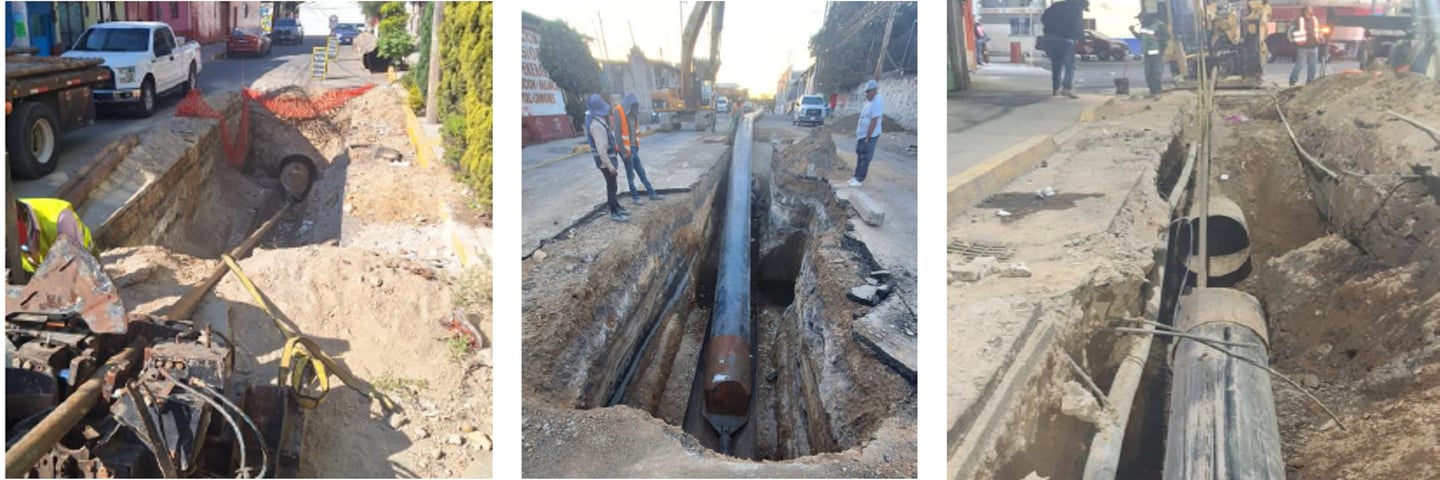 Instalación De Tuberia De 30" En Camisa De Acero Existente Longitud 700m