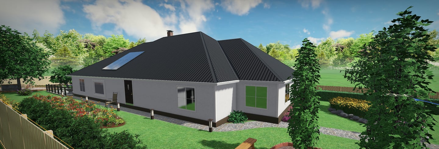 3D terv madártávlatból