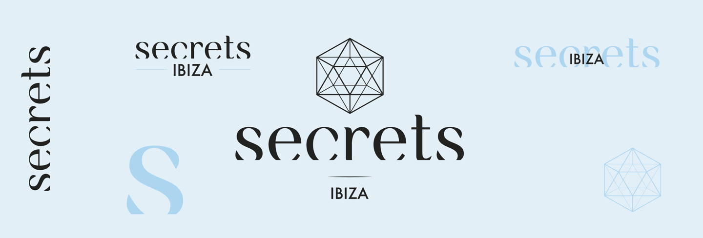 secrets cosmetics Ibiza branding