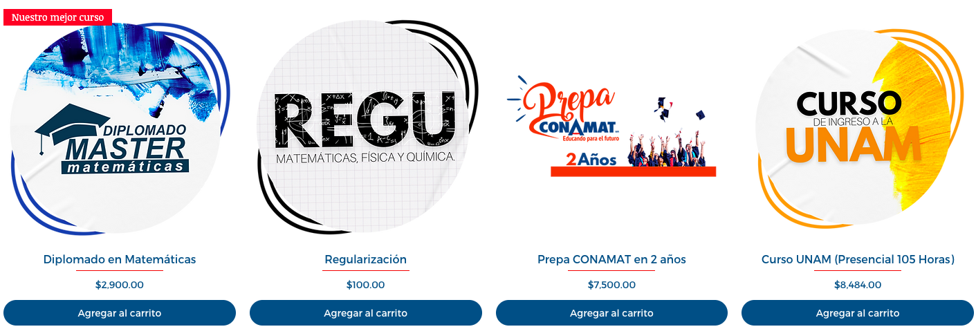 PRECIOS CONAMAT PRECIOS CURSOS CONAMAT COSTO DEL CONAMAT