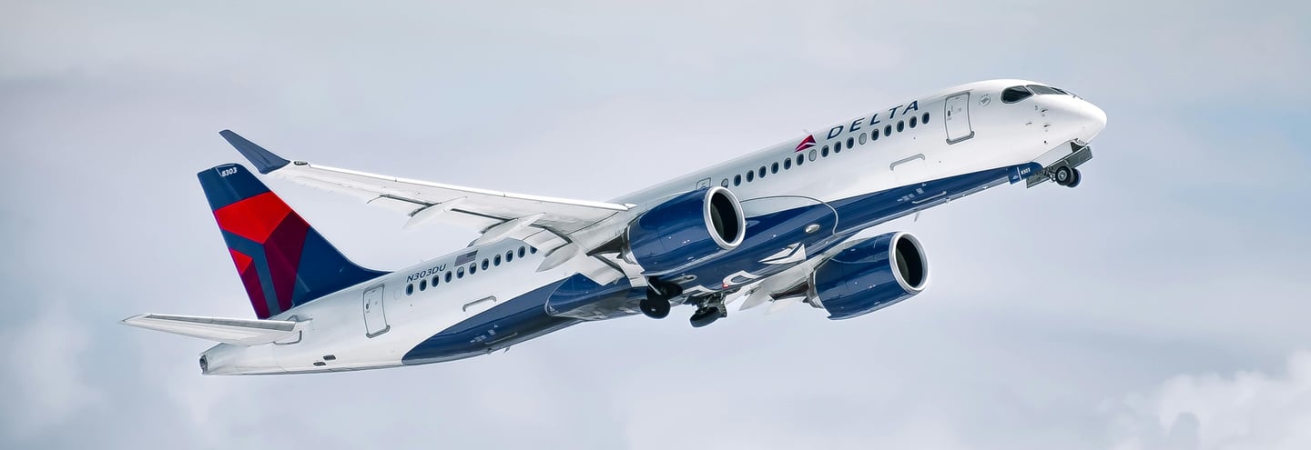 Delta Airlines Plane customer service