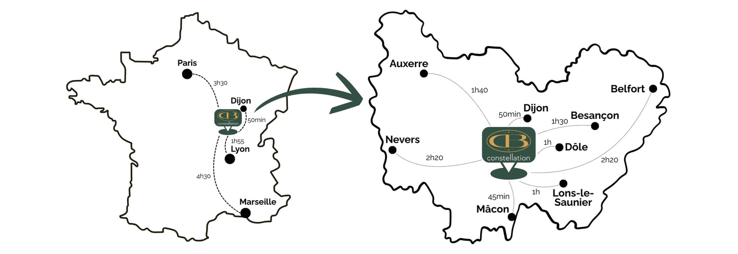 Localisation de CB CONSTELLATION