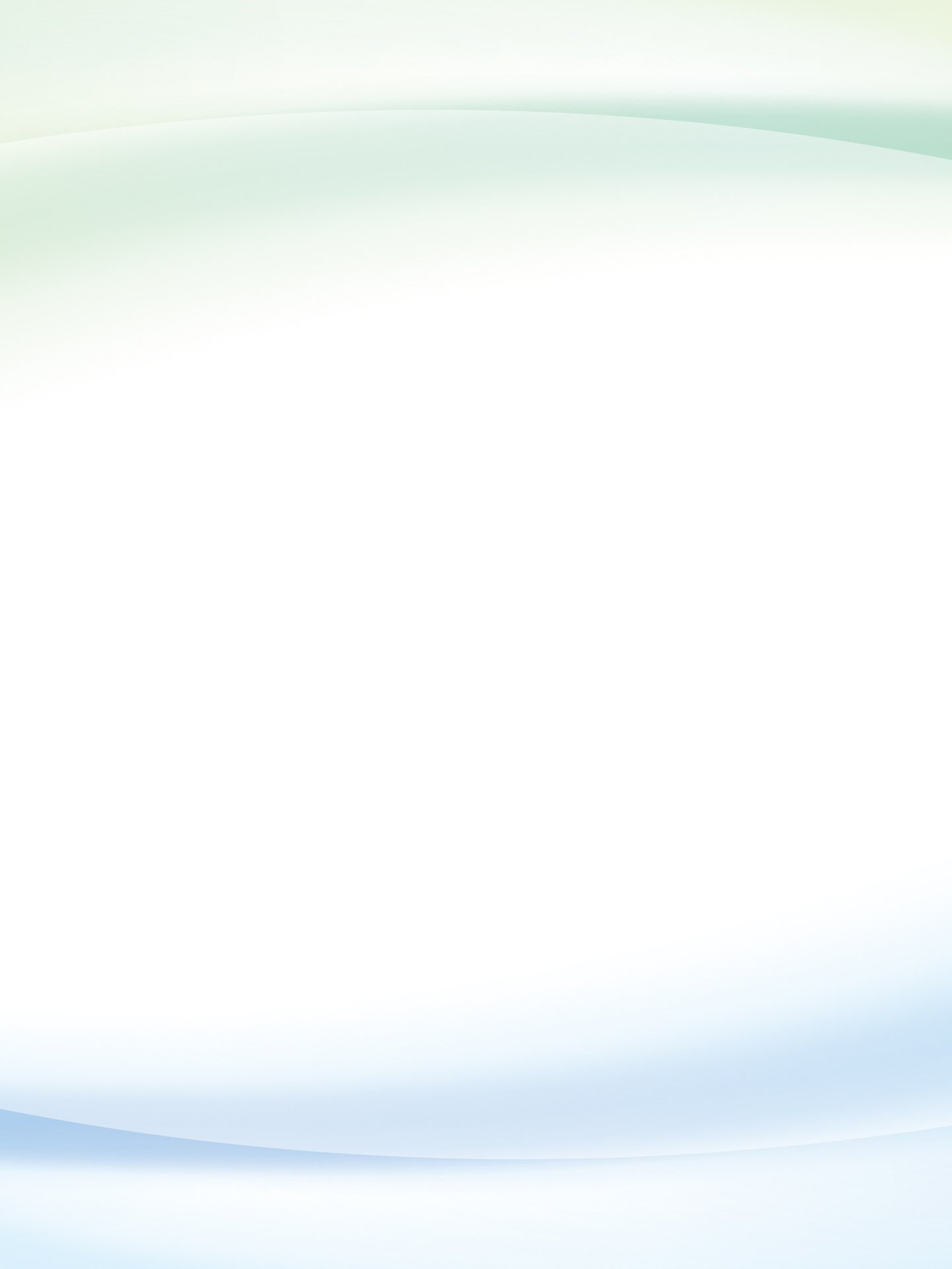 Abstract blue and green wave background with a white central space for text.