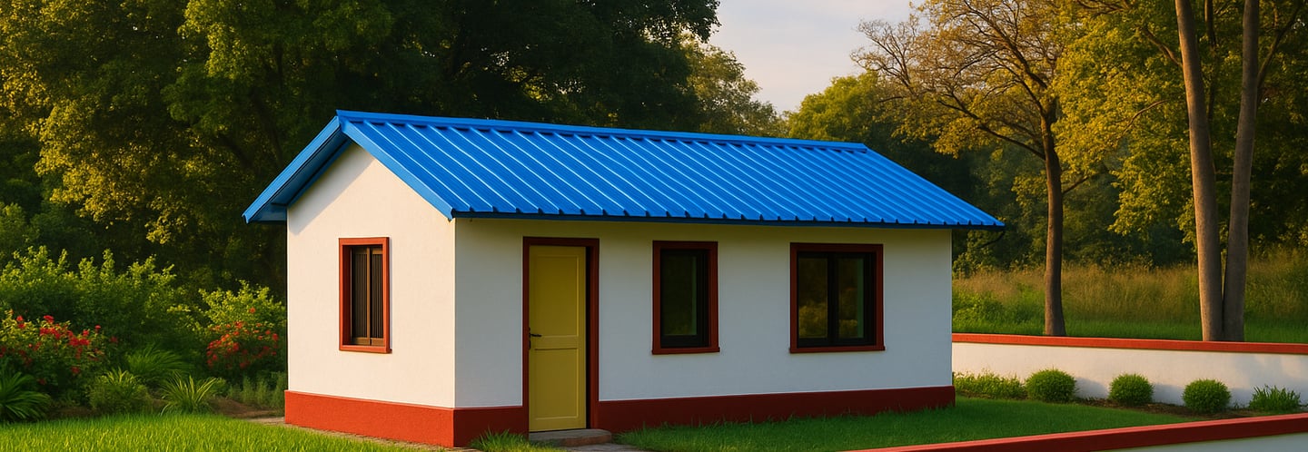 Arihant precast modular house or farmhouse installed at client site