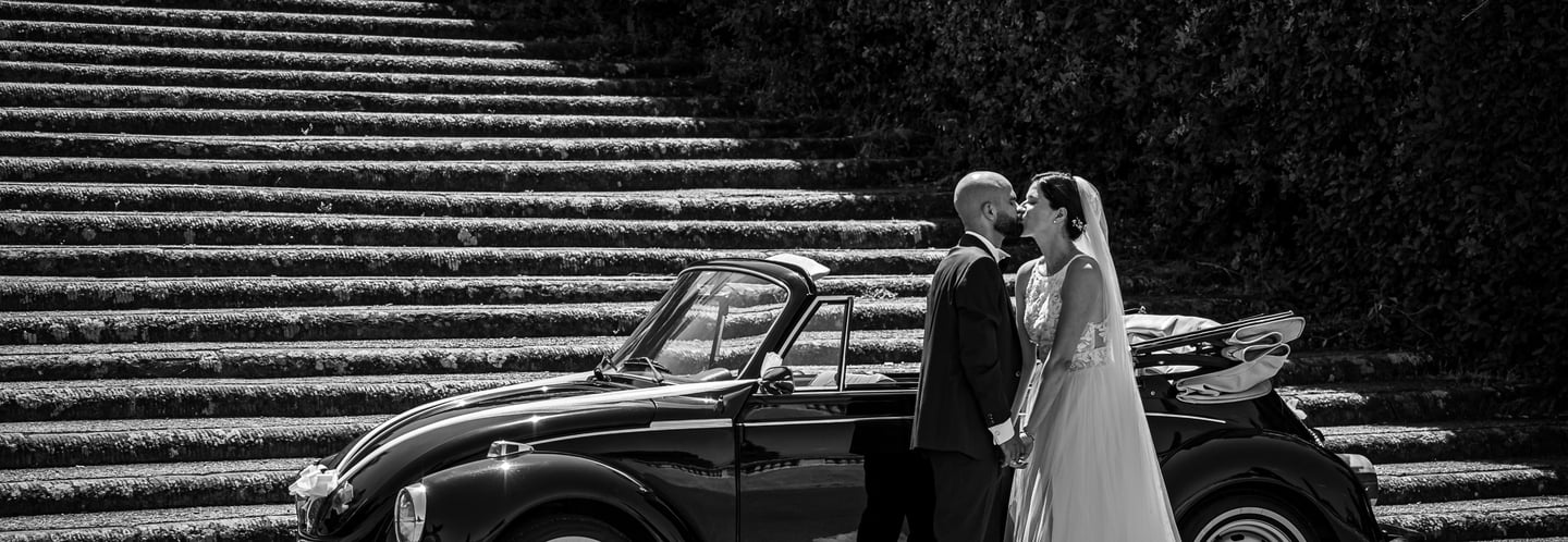 due sposi a piazzale michelangelo