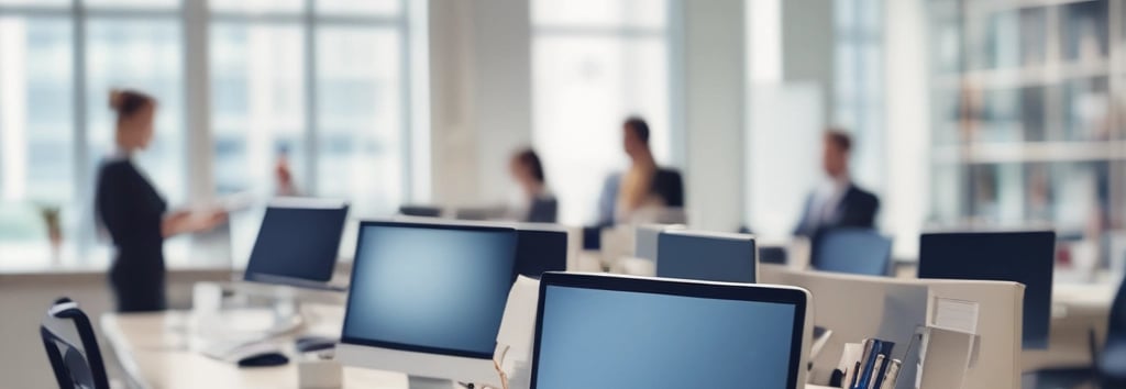 A multi-story modern building with prominent signage, including 'CentreAL Digital World' and various electronic brands such as HP and Samsung. Cars and motorcycles are parked in front, and there's a small garden with plants. The building features large glass windows and a distinctive metal roof design.