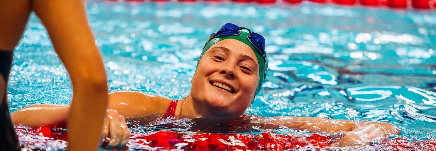 Swimming and smiling, enduranceID