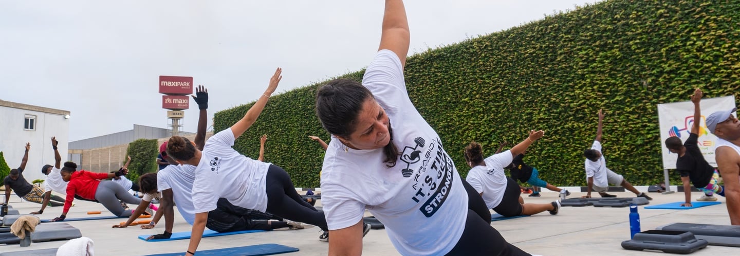 Treino no Arrábida Gym Benguela