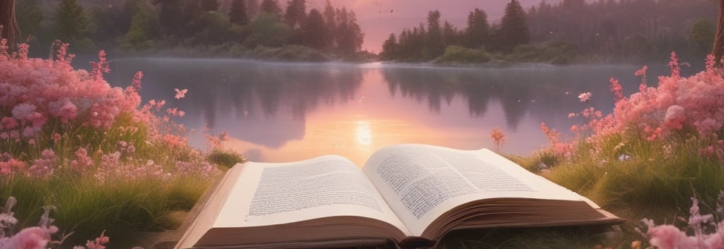 A serene workspace with a notebook, pen, and a cup of coffee on a table.