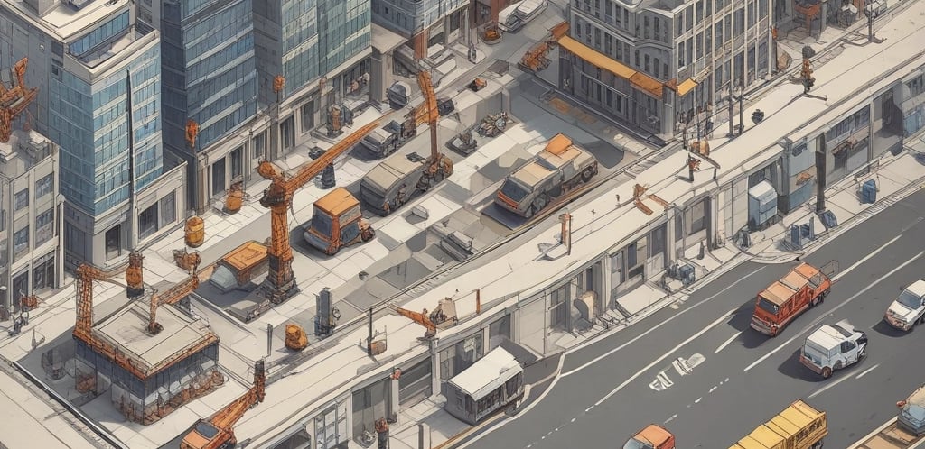 A friendly HVAC technician speaking with a homeowner beside a newly installed air conditioning unit.