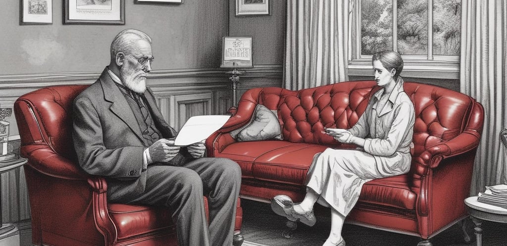 A calm, inviting therapy office with soft lighting and comfortable seating.