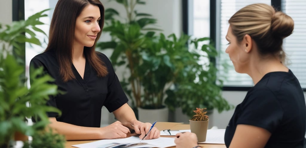 A welcoming office space for consultations.