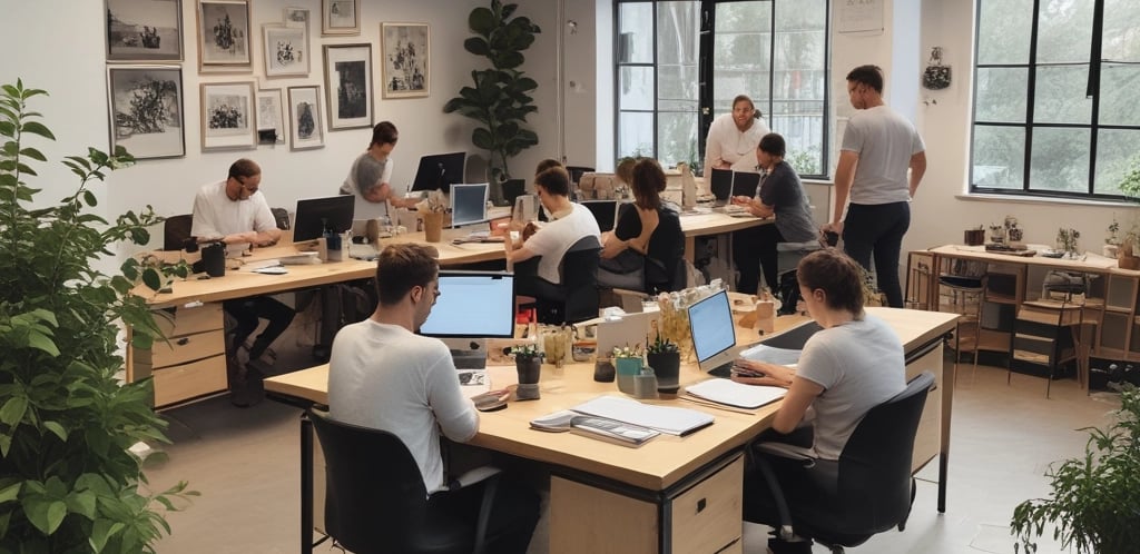 A modern contact form interface on a website.