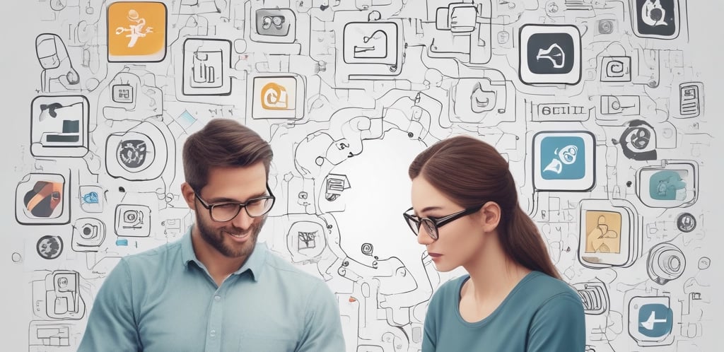 A beauty product display featuring a bottle and box of eye rescue cream. The scene is set against a neutral background with soft, warm lighting. Surrounding the product are decorative items, including white flowers, a stack of books with fashion-oriented titles, a pearl necklace, and cosmetic items, creating a luxurious and elegant atmosphere.