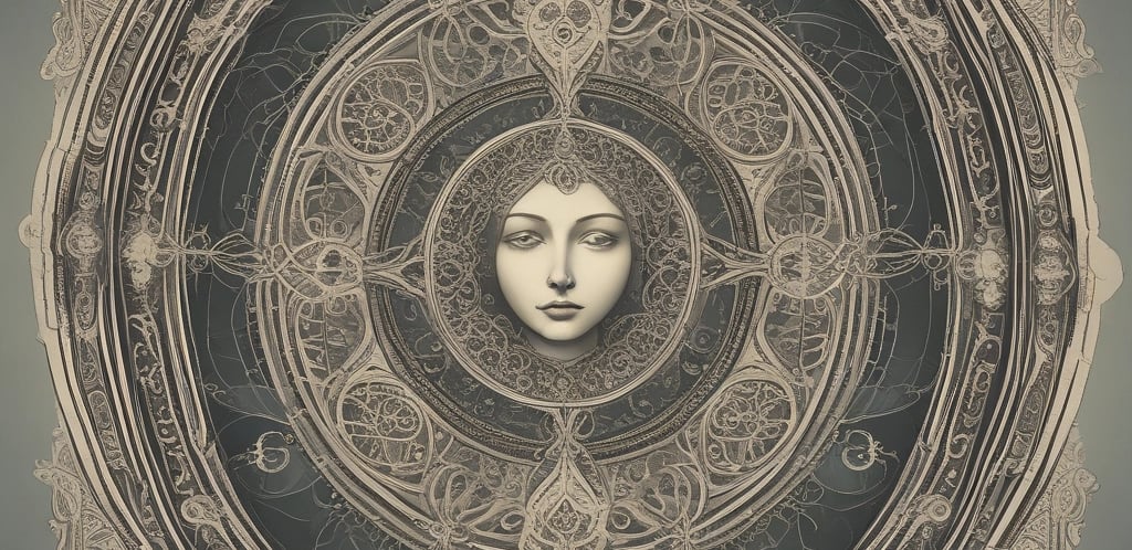 A serene twilight scene with subtle purple and gold tones, evoking mystery and calm.