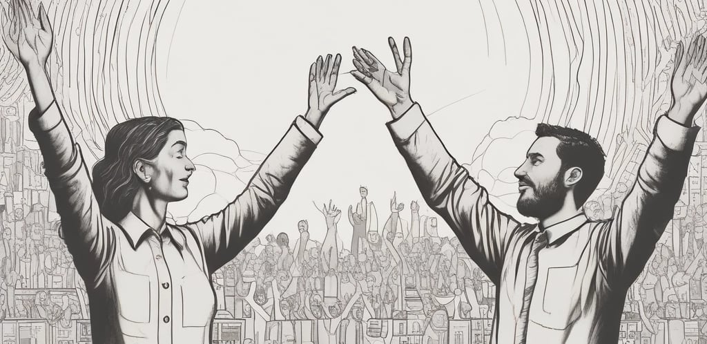 A serene workspace with candles, crystals, and a notebook ready for spiritual consultations.