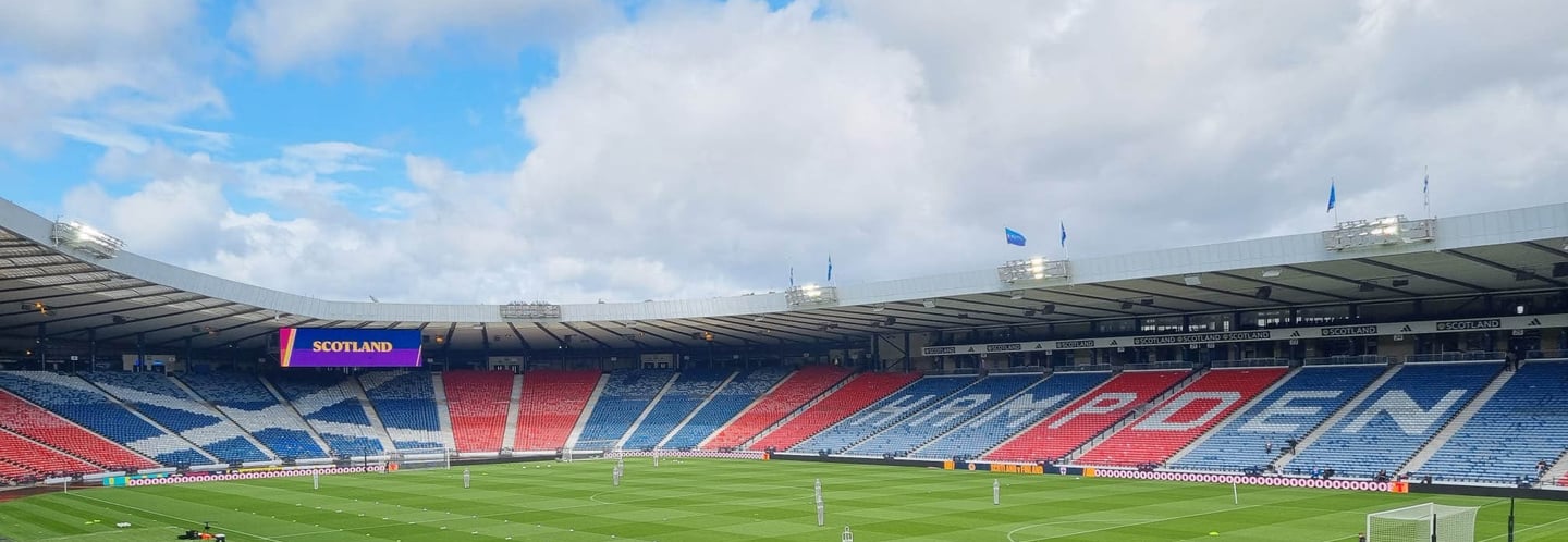 Hampden Park, Scotland's National Stadium and theplace we qualified for World CUp 2026