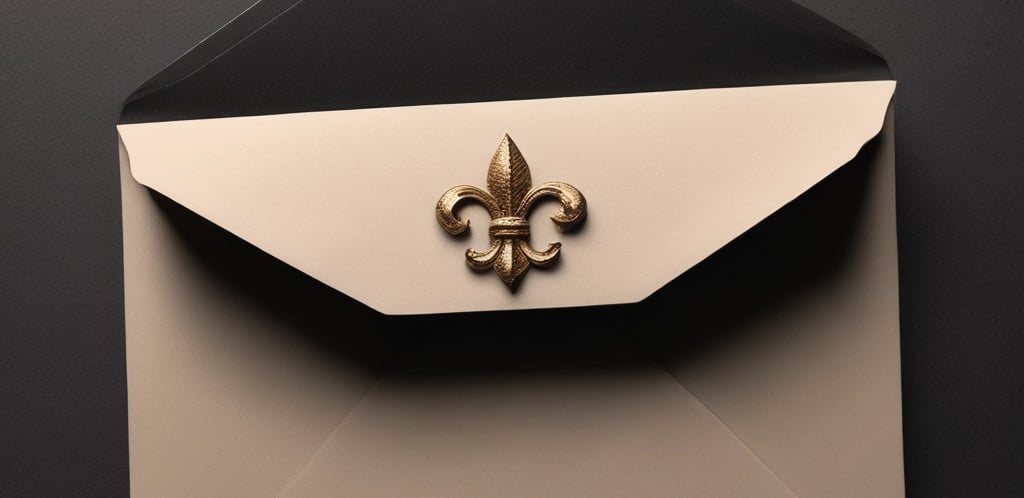 Minimal white envelope on soft grey background representing communication and thoughtful connection