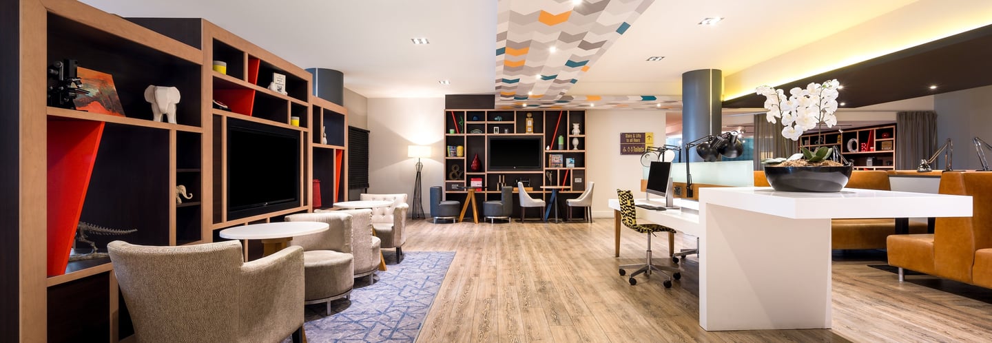 hotel reception refurb