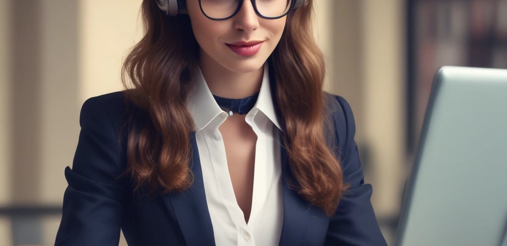 A professional consultant discussing engineering plans with clients in an office setting.