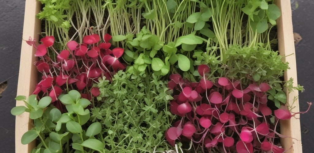 Rows of lush, green leafy vegetables are growing in a neatly organized garden or farm. The vibrant shades of green indicate healthy and thriving plants. Irrigation pipes and pathways are visible, suggesting a well-maintained agricultural setup.