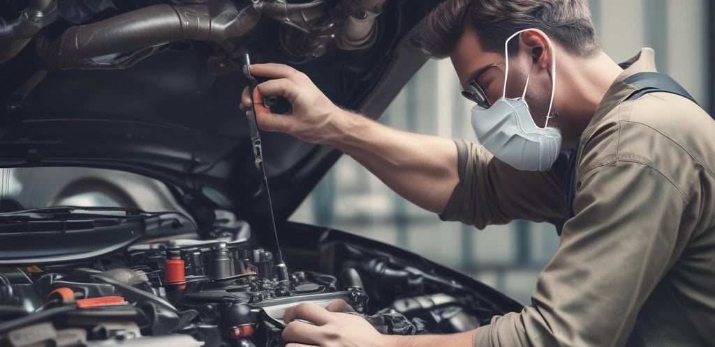 A friendly mechanic at Limburg Autocare garage ready to assist customers.