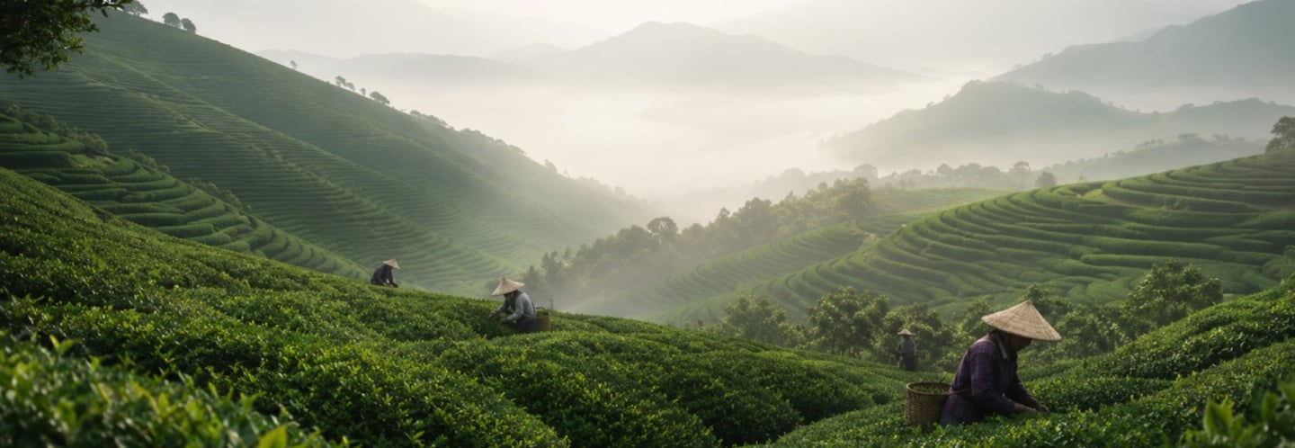 Xinyang Maojian green tea leaves