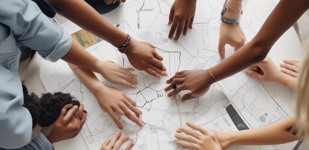 a person holding their hands together