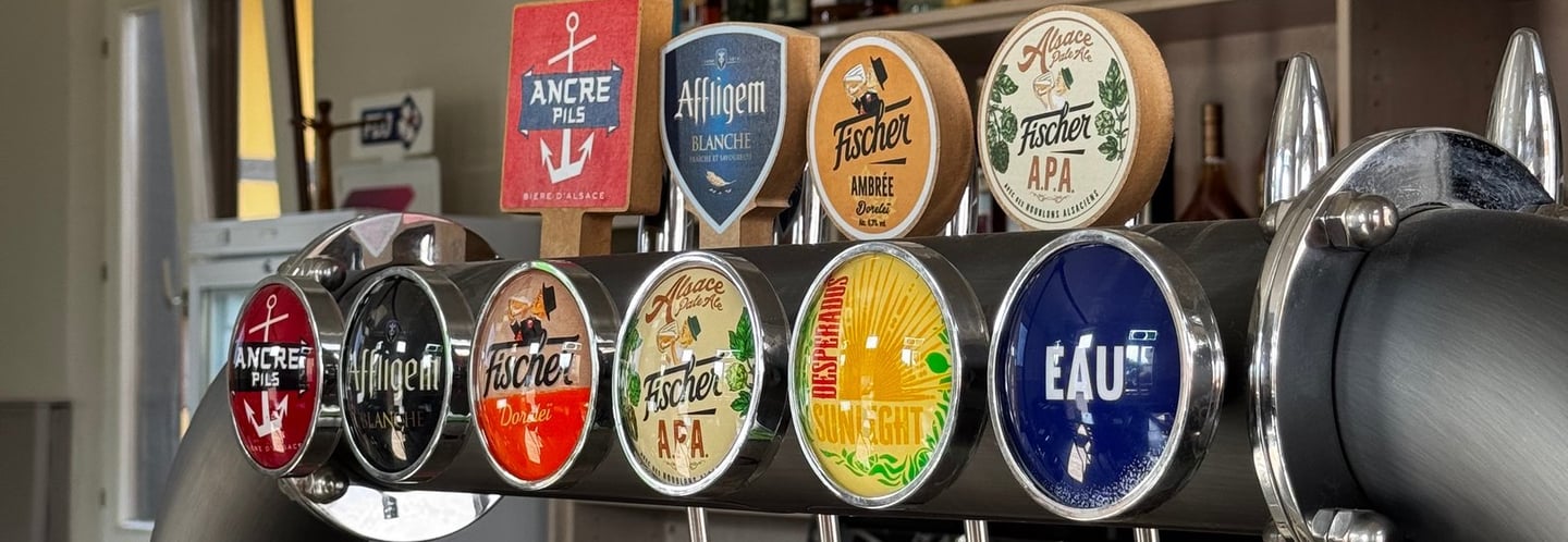 bières pressions proposé par le bar "Au Tigre"